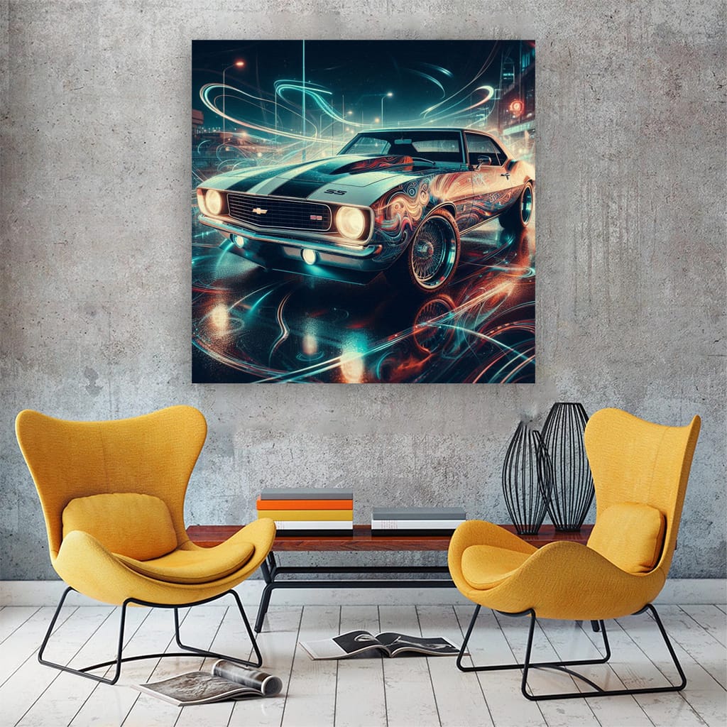 Chevrolet Camaro SS Night Shot - Power Meets Elegance