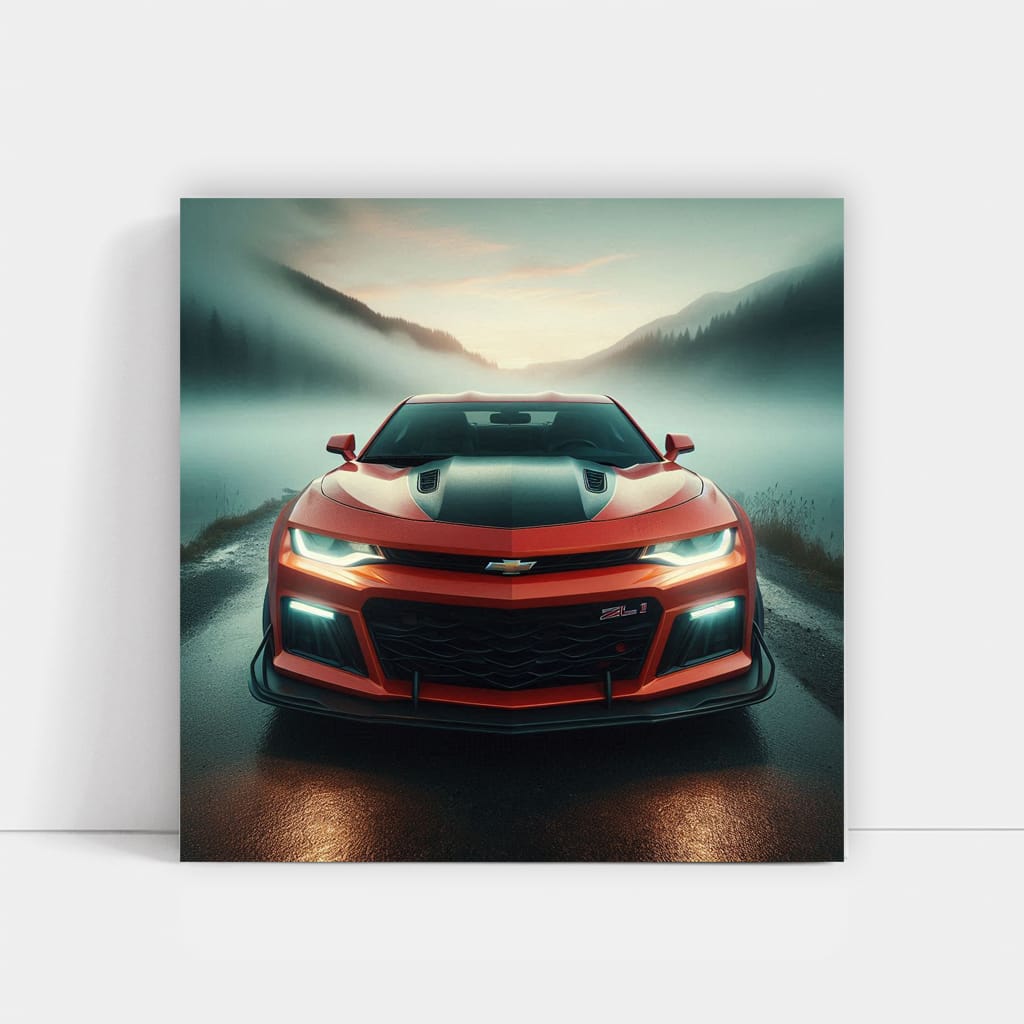Chevrolet Camaro ZL1 in Fog - Power and Precision Unleashed