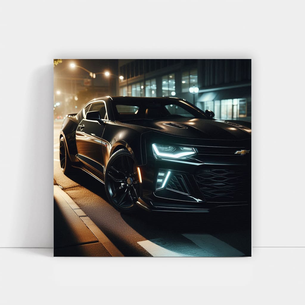 Chevrolet Camaro ZL1 Night - Power Unleashed in Dark