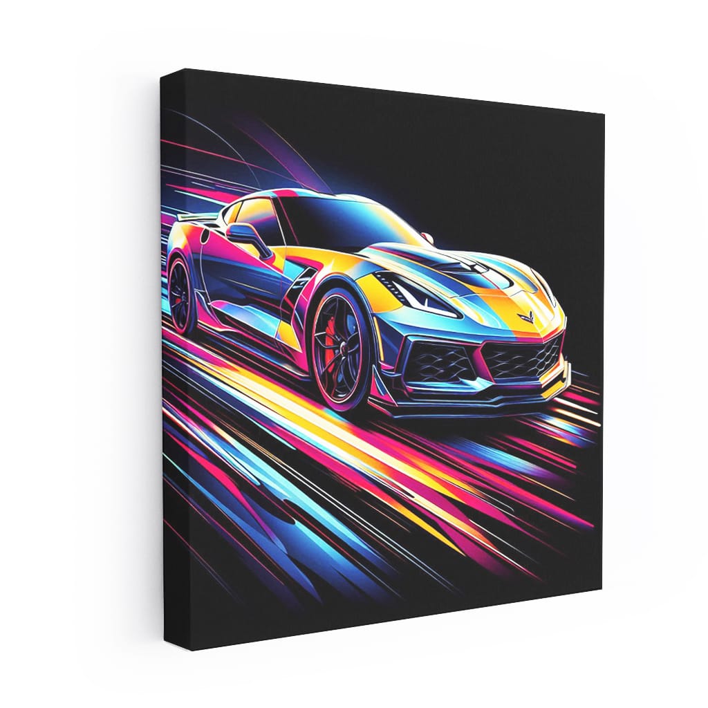 Chevrolet Corvette Z06 Abstract Art - Power and Precision