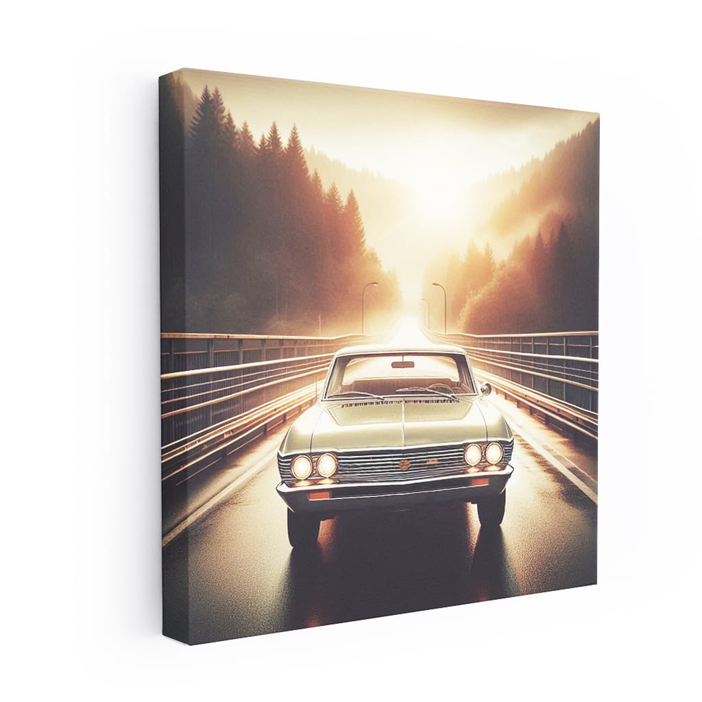 Chevrolet Malibu on Bridge - Stylish and Reliable Sedan