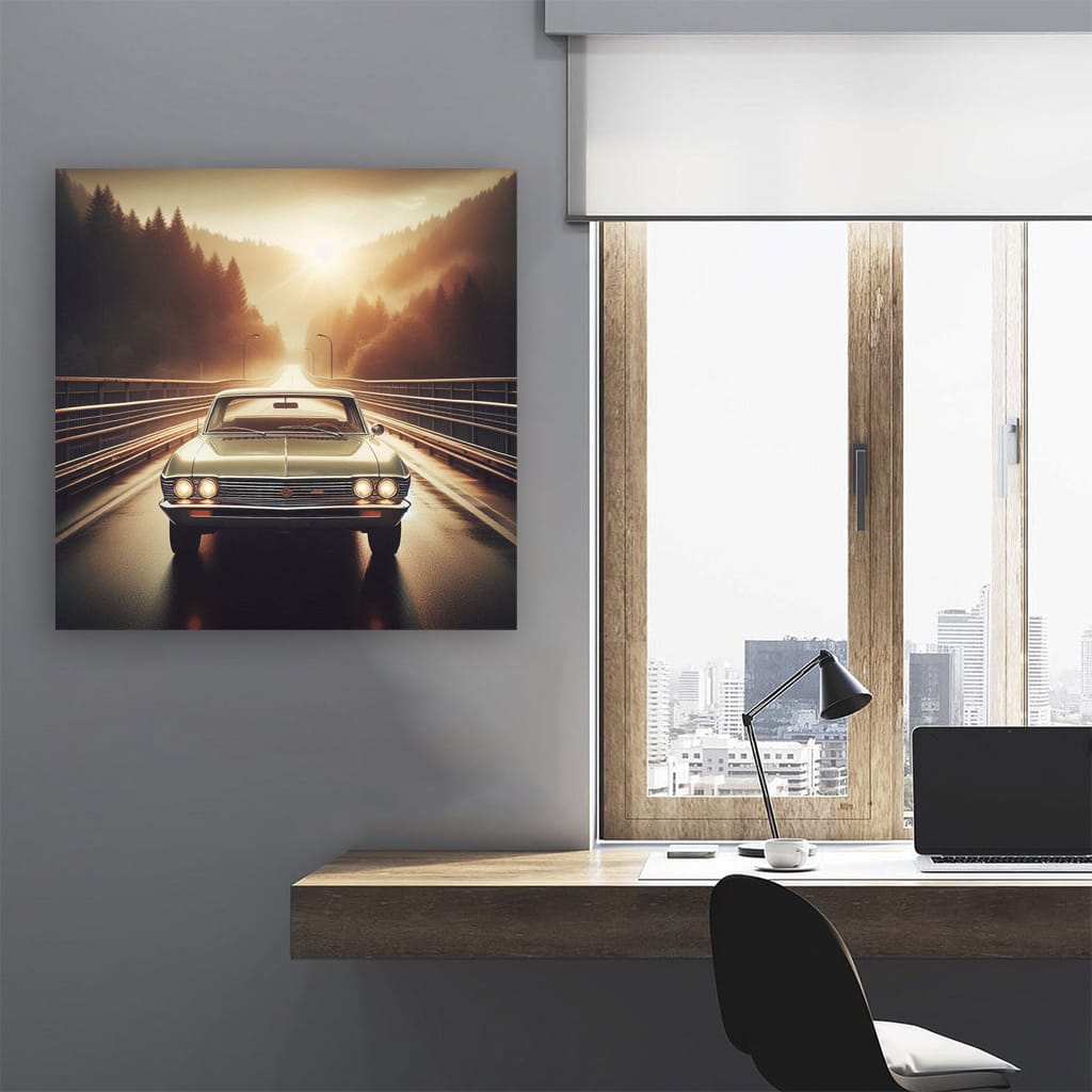 Chevrolet Malibu on Bridge - Stylish and Reliable Sedan