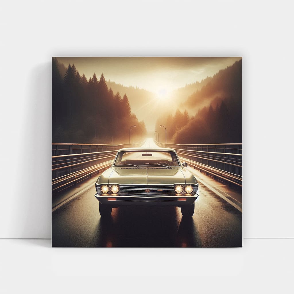 Chevrolet Malibu on Bridge - Stylish and Reliable Sedan