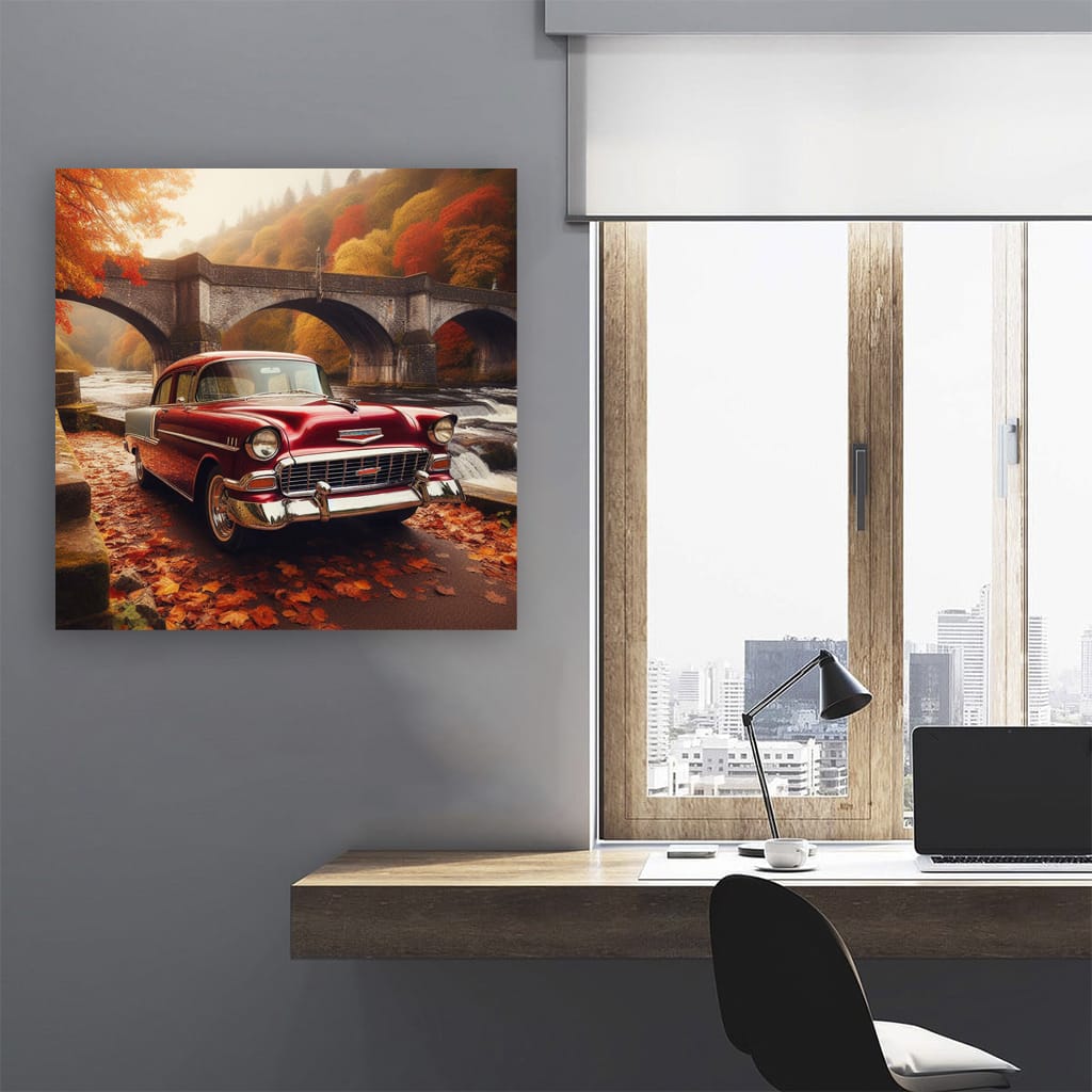 Vintage Chevrolet by Old Bridge - Classic Charm Snapshot