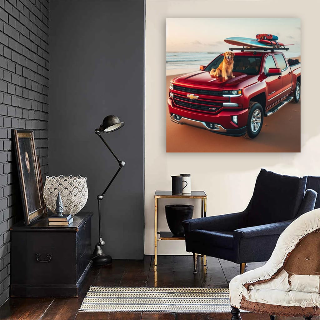 Chevrolet Silverado on Beach - Rugged and Reliable Ride
