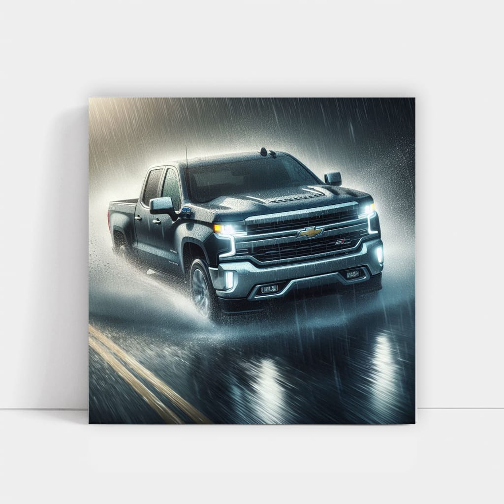 Chevrolet Silverado in Rainy Weather - Rugged and Reliable