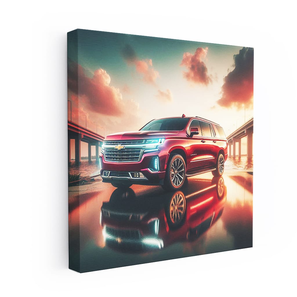 Chevrolet Suburban on Bridge - Rugged and Reliable SUV