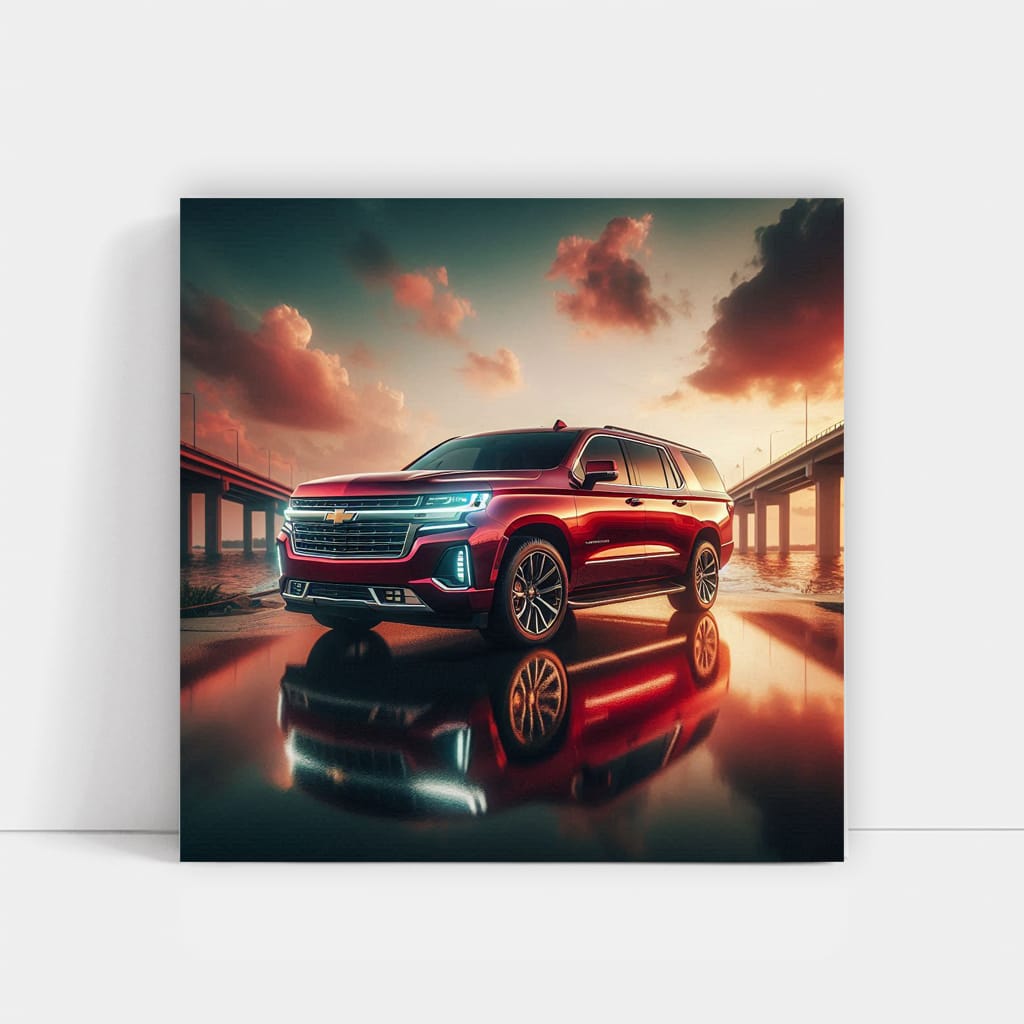 Chevrolet Suburban on Bridge - Rugged and Reliable SUV