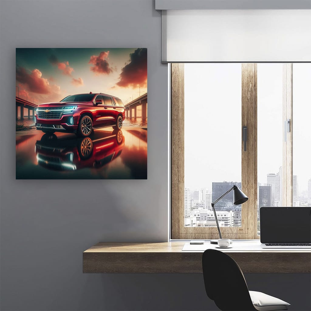 Chevrolet Suburban on Bridge - Rugged and Reliable SUV