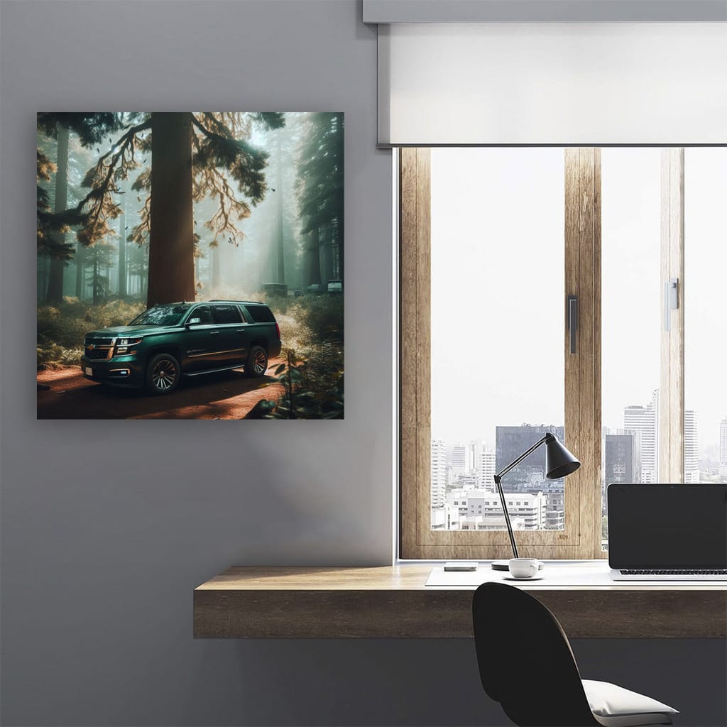 Chevrolet Suburban in Forest - Rugged and Powerful SUV