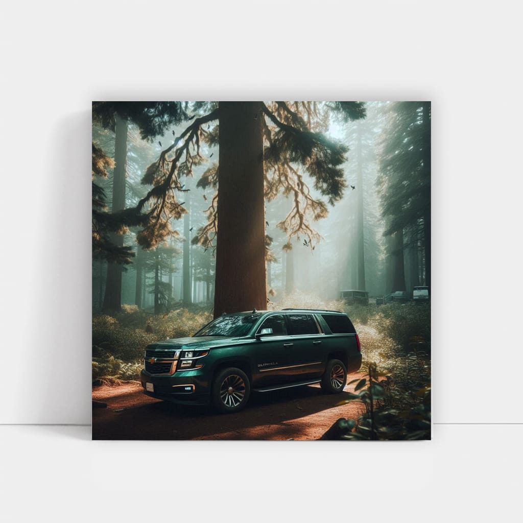 Chevrolet Suburban in Forest - Rugged and Powerful SUV