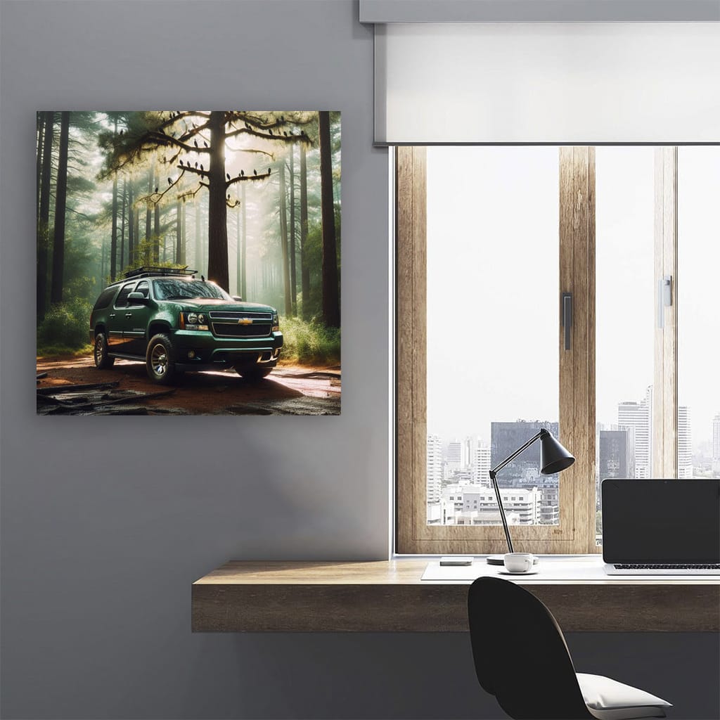 Chevrolet Suburban in Forest - Rugged Adventure Awaits