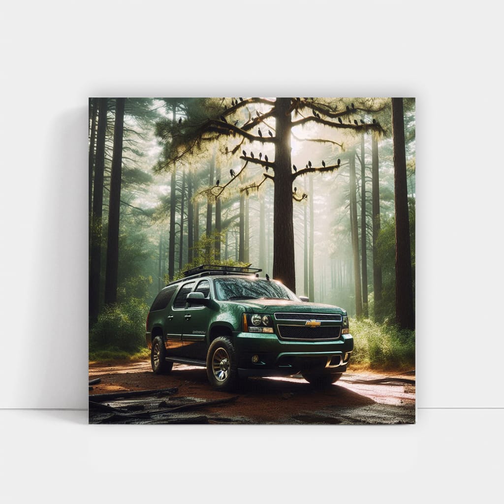 Chevrolet Suburban in Forest - Rugged Adventure Awaits