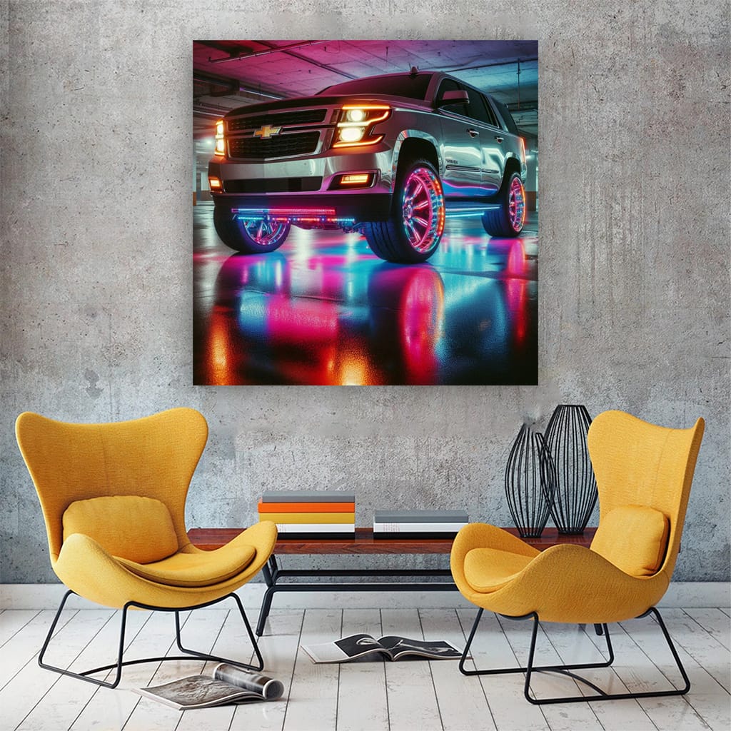 Chevrolet Tahoe Neon - Bold and Bright Adventure SUV