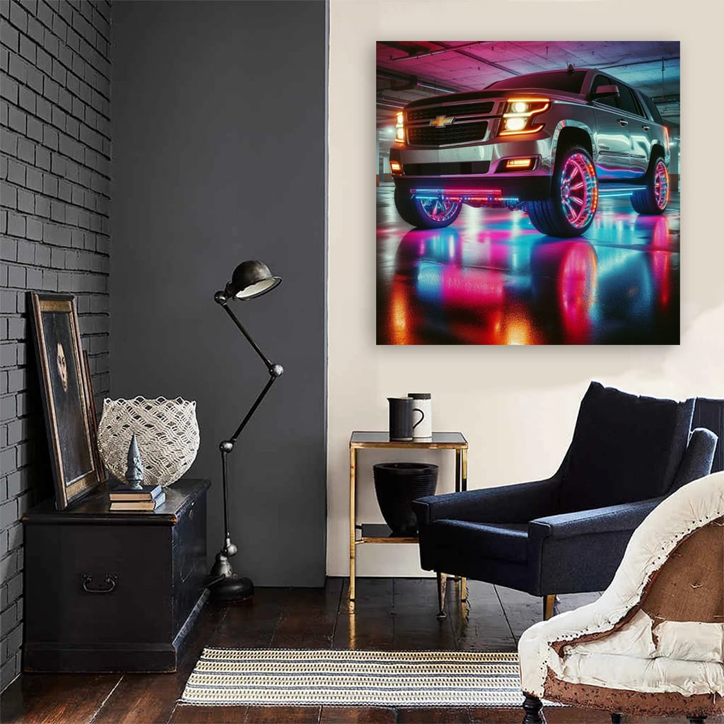 Chevrolet Tahoe Neon - Bold and Bright Adventure SUV