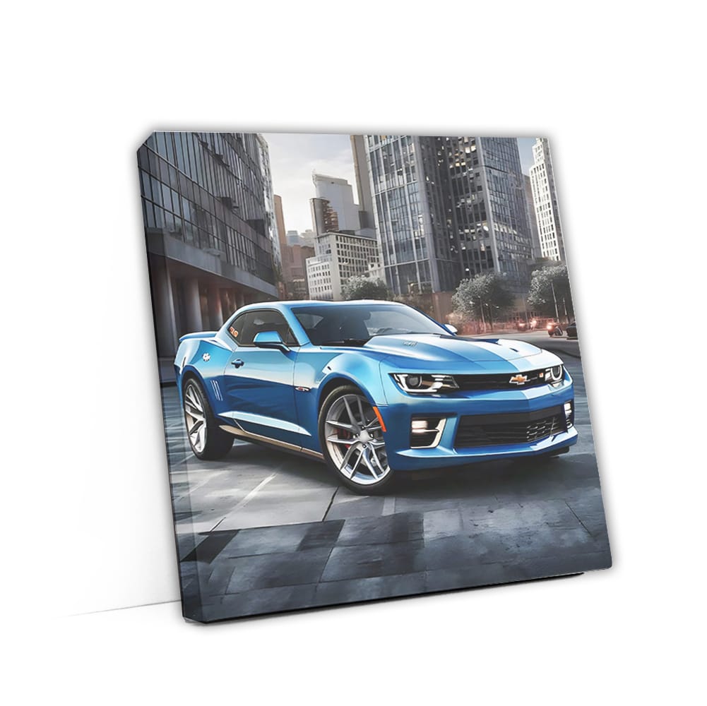 Blue Chevrolet Camaro SS - Icon of Power and Speed