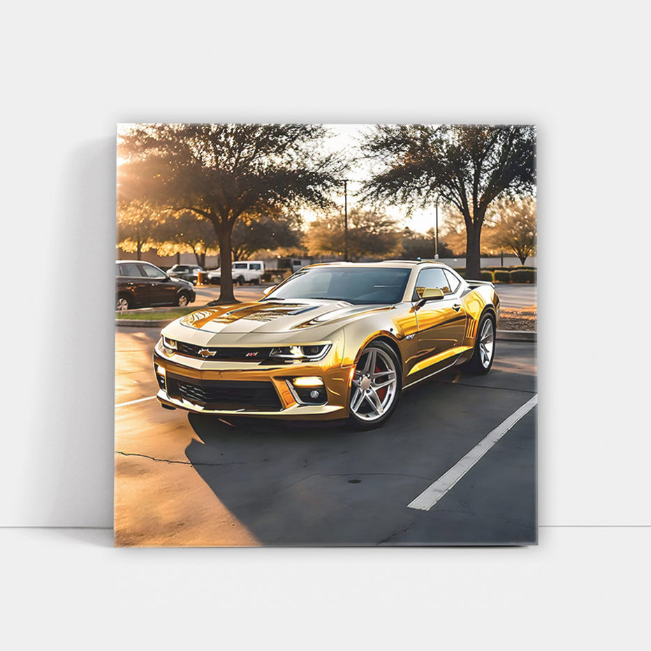 Gold Chevrolet Camaro SS in Houston - Bold and Powerful