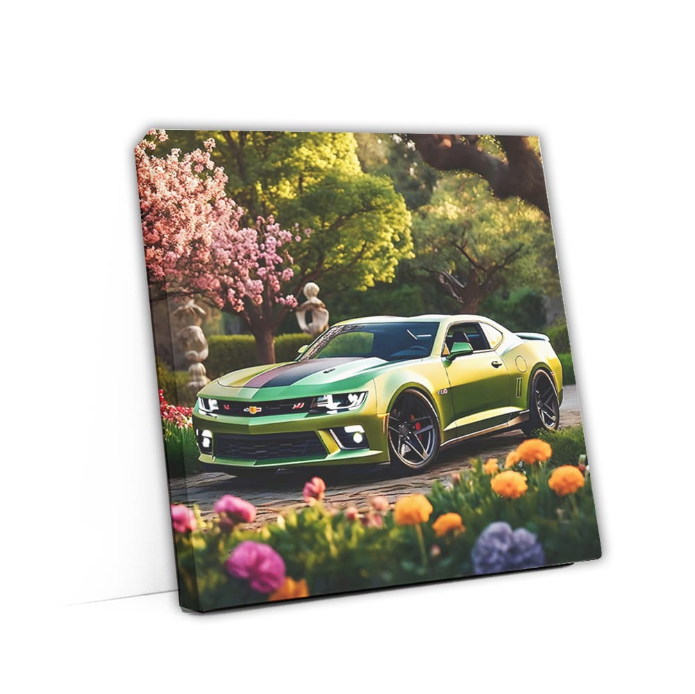Chevrolet Camaro SS in Blooming Green Serenity - Bold Performance
