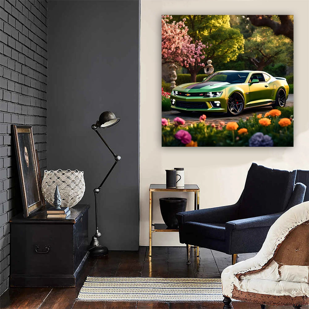 Chevrolet Camaro SS in Blooming Green Serenity - Bold Performance