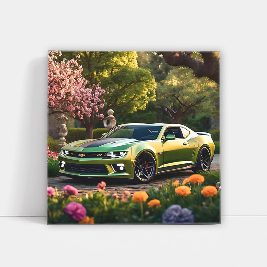 Chevrolet Camaro SS in Blooming Green Serenity - Bold Performance