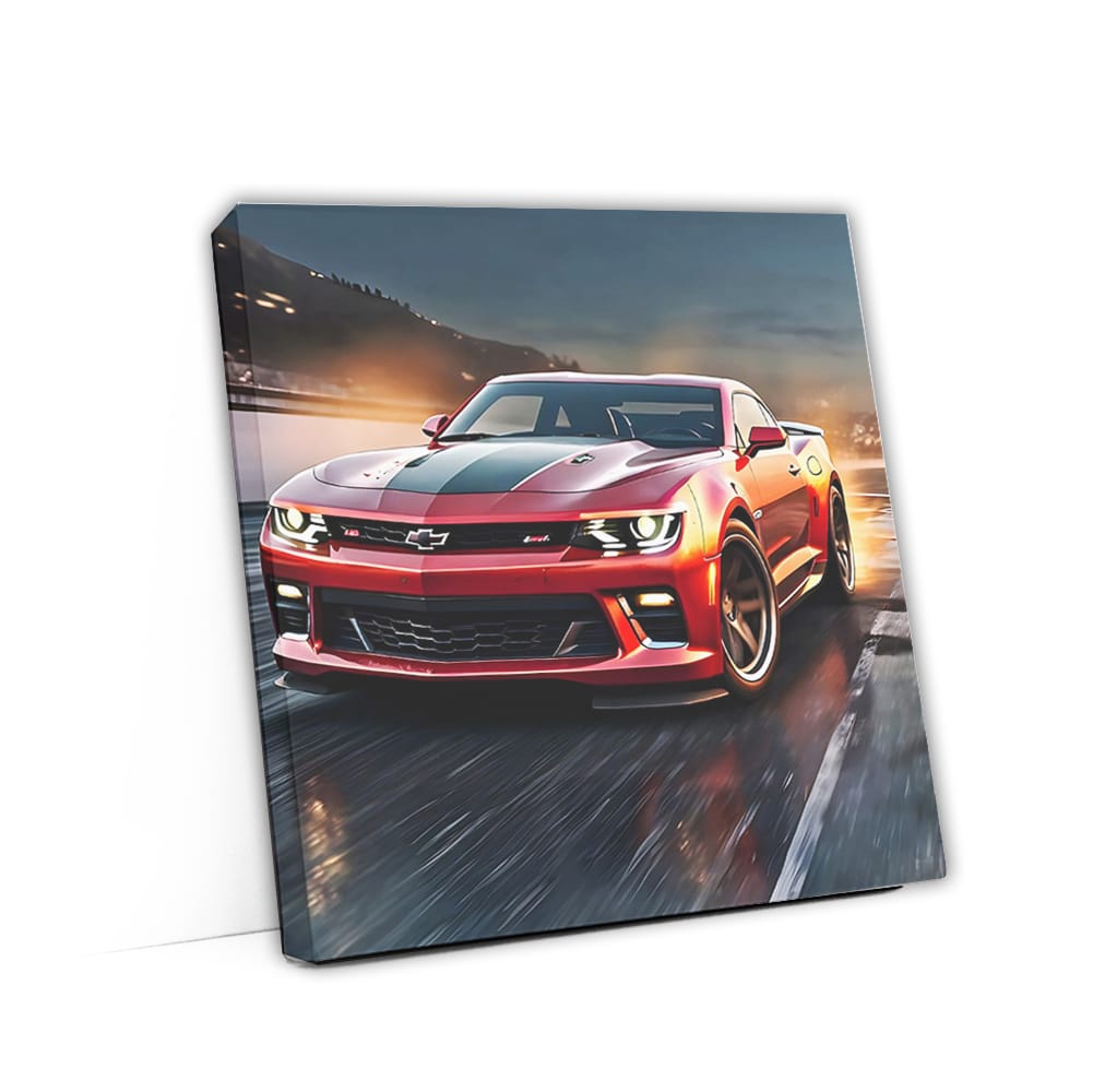 Red Chevrolet Camaro SS Drifting - Power and Precision