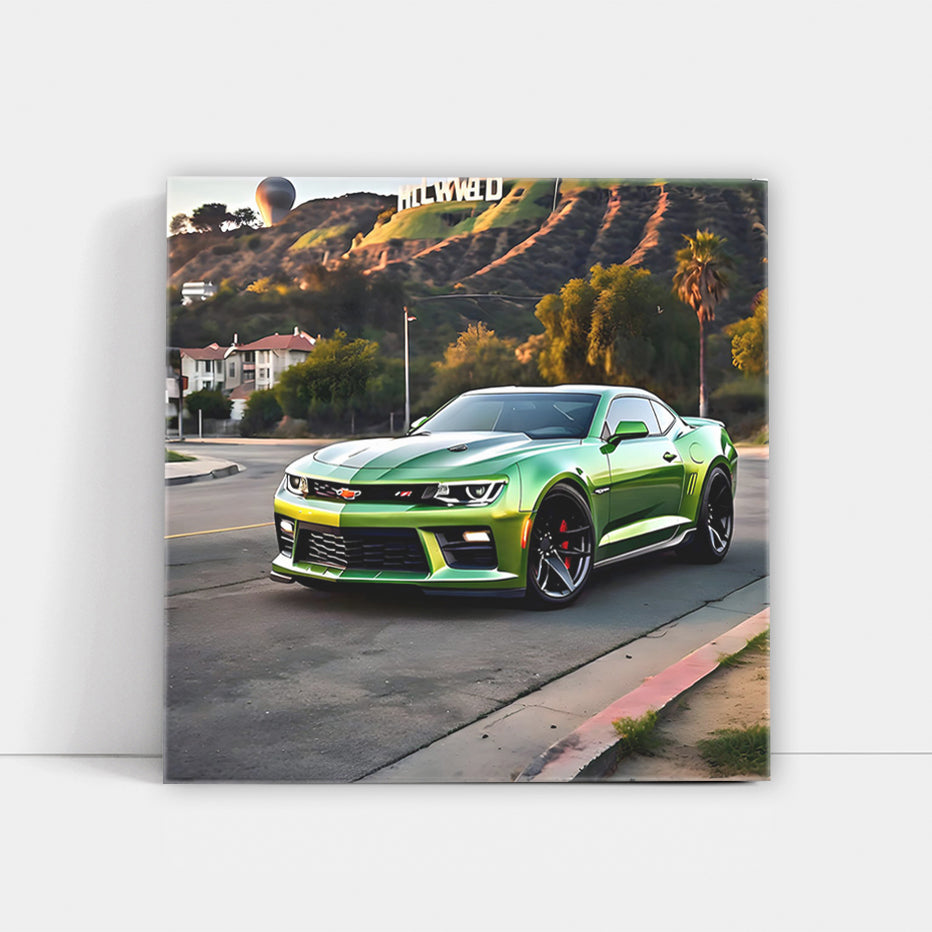 Chevrolet Camaro ZL1 Green Power, LA Style