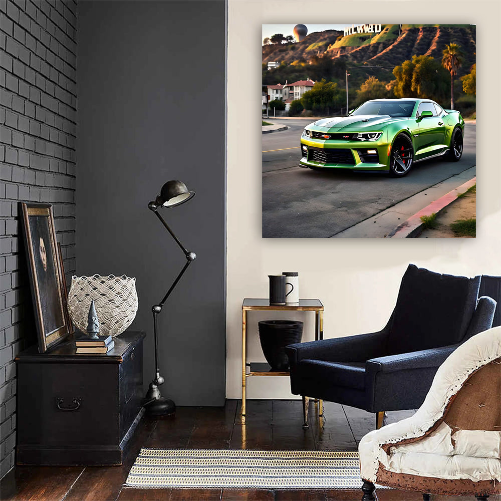 Chevrolet Camaro ZL1 Green Power, LA Style