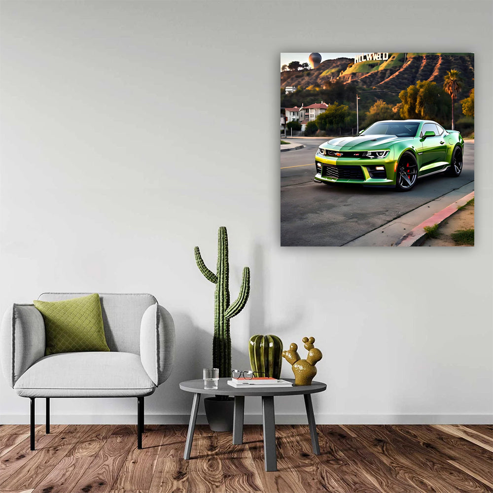 Chevrolet Camaro ZL1 Green Power, LA Style