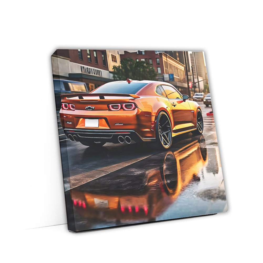 Vibrant Orange Chevrolet Camaro ZL1 in Houston - Power Unleashed