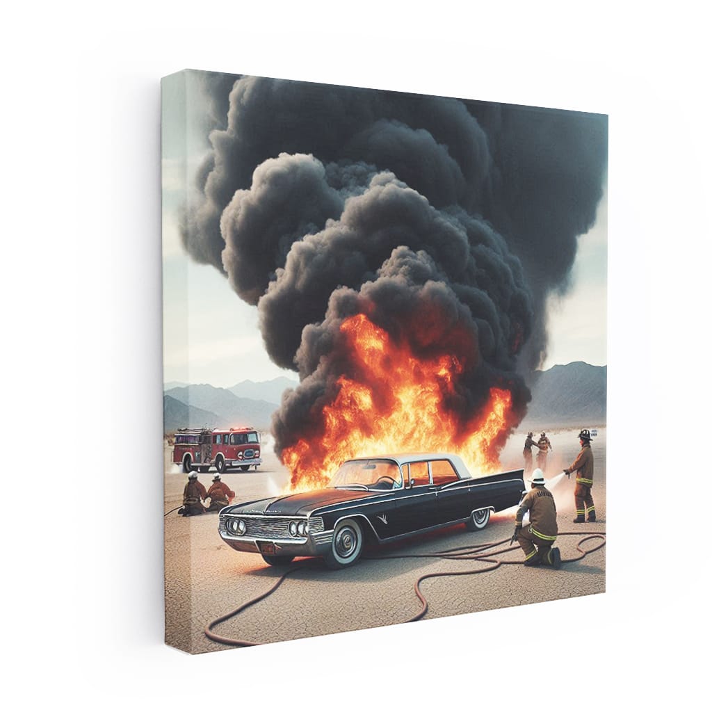 Vintage Chrysler: Classic on Fire - Timeless Elegance