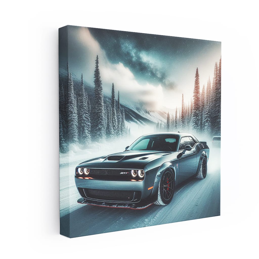 Dodge Challenger SRT Hellcat in Winter - Power Meets Style