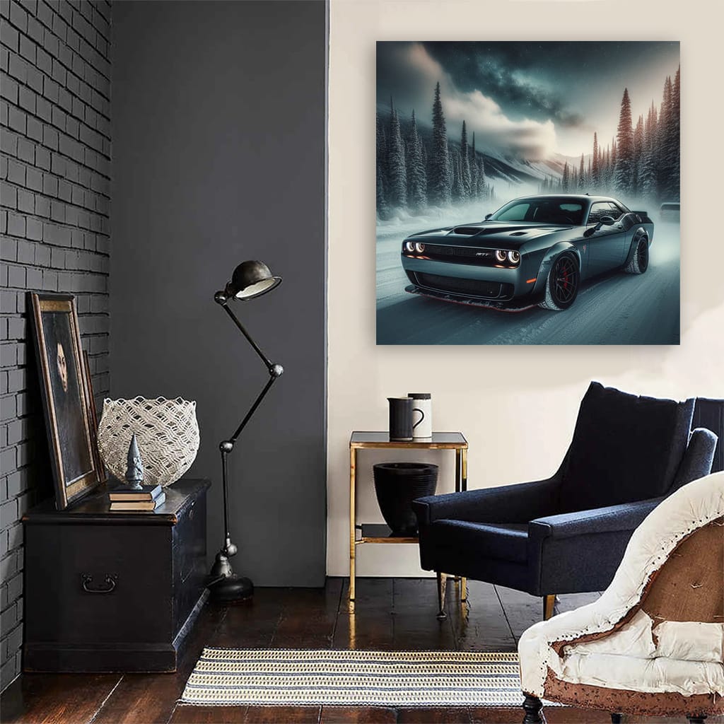 Dodge Challenger SRT Hellcat in Winter - Power Meets Style