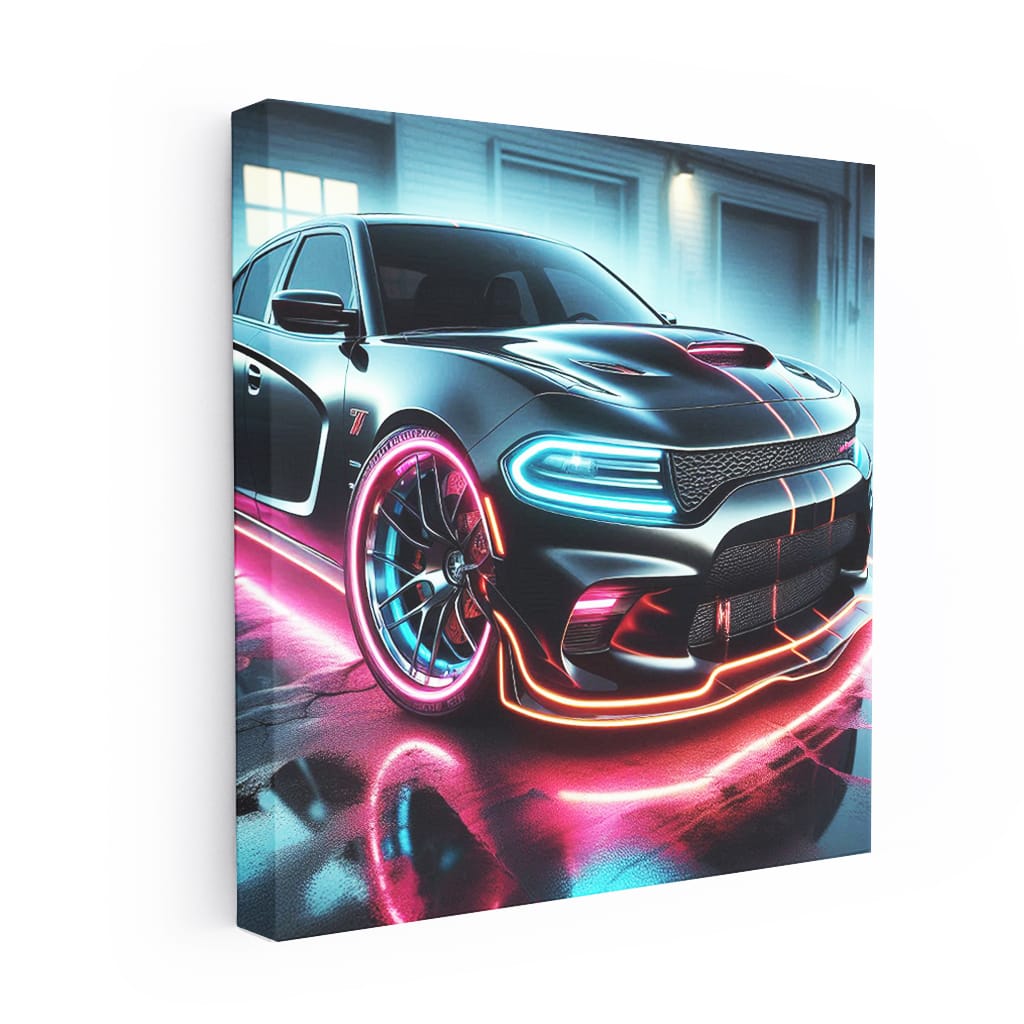Dodge Charger SRT Hellcat Neon - Unleash Power