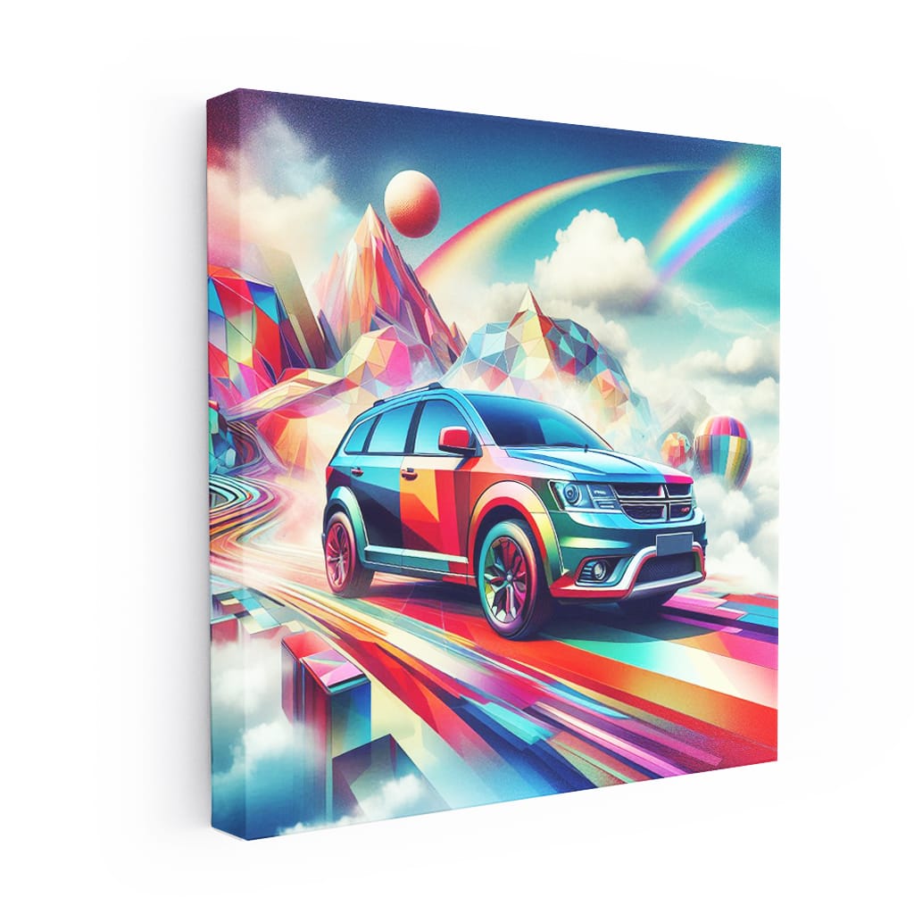 Dodge Journey Abstract - Bold and Adventurous Design