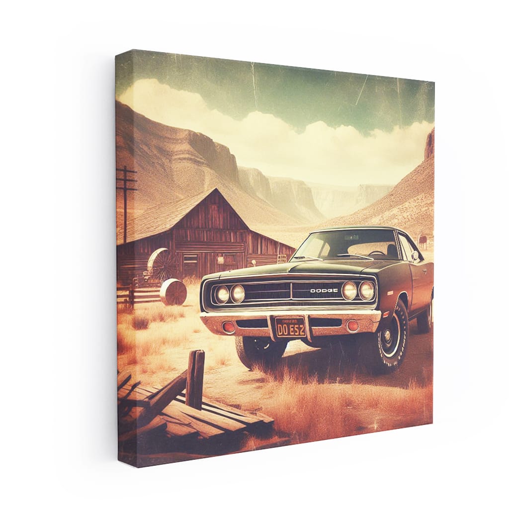 Vintage Dodge in Retro Valley - Classic Elegance