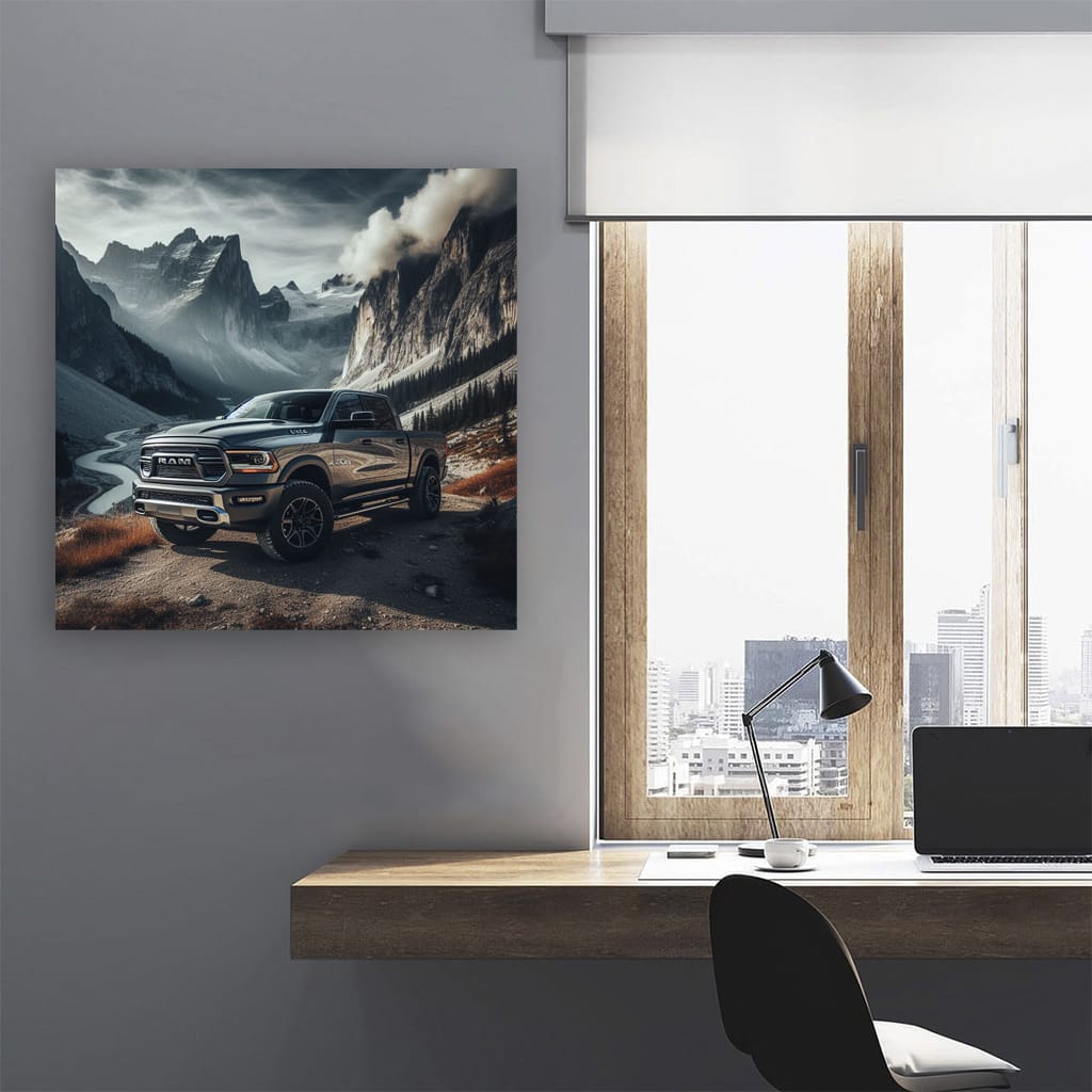 Dodge Ram Mountain Adventure - Rugged Power and Style