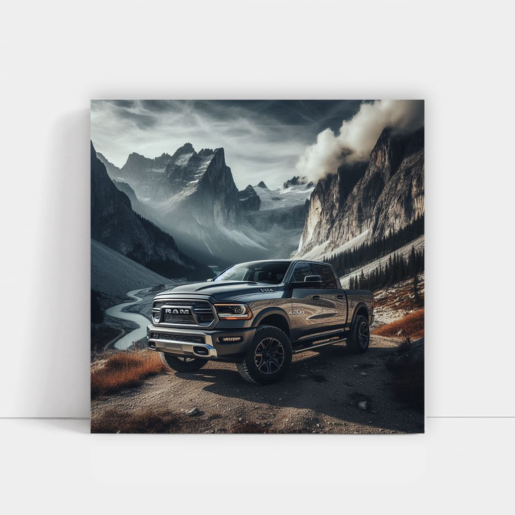 Dodge Ram Mountain Adventure - Rugged Power and Style