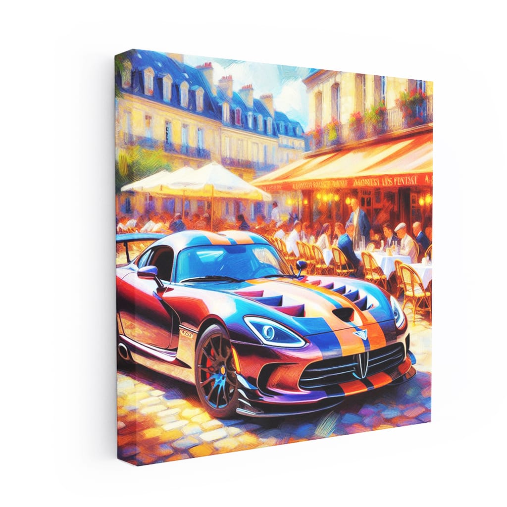 Dodge Viper Art: Impressionism & Power in Motion