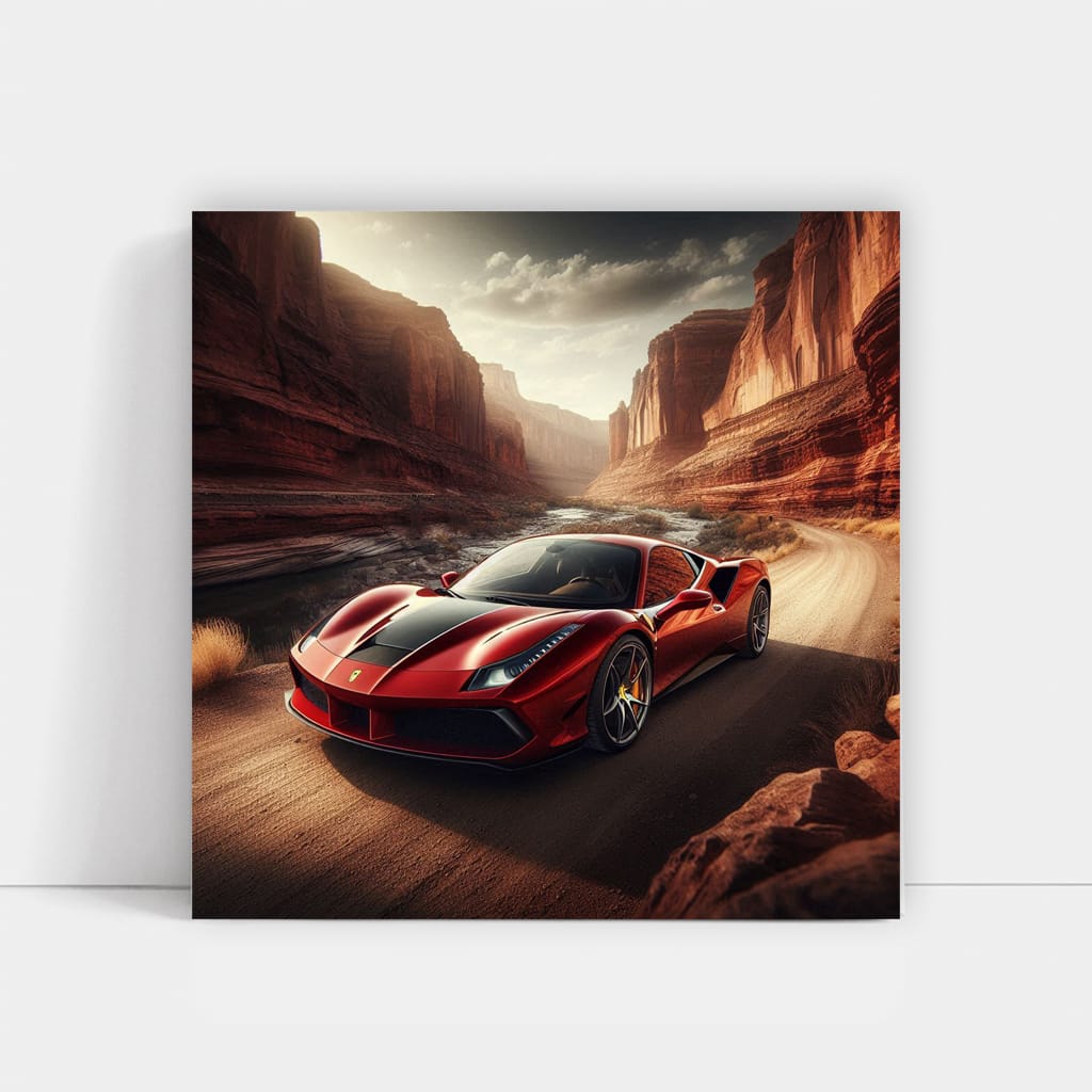 Ferrari 488 GTB Canyon Drive - Speed and Elegance Captured