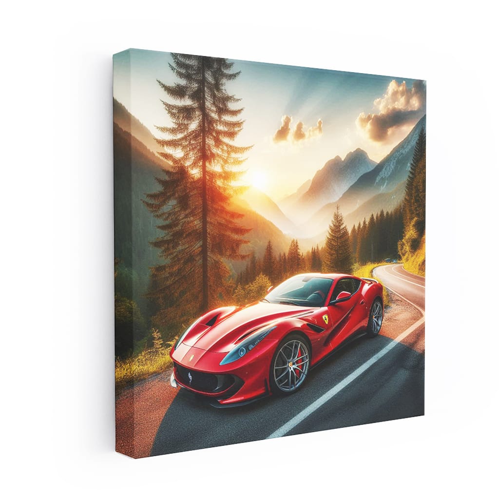 Ferrari 812 Superfast on Mountain Road - Pure Adrenaline