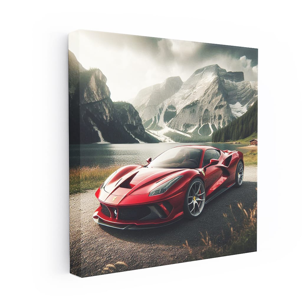 Ferrari F8 Tributo in Mountains - Blend of Elegance and Power