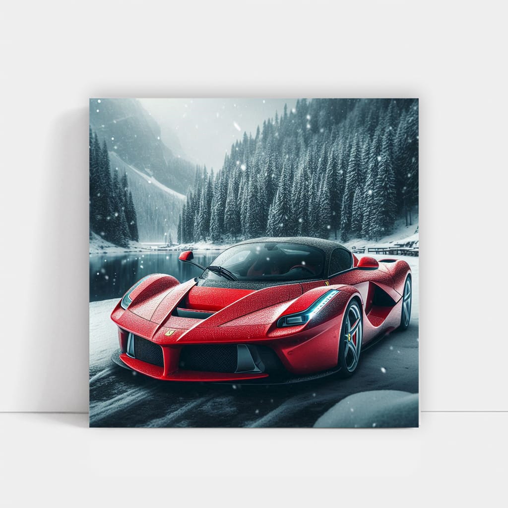Ferrari LaFerrari Winter Wonderland: Power Meets Elegance
