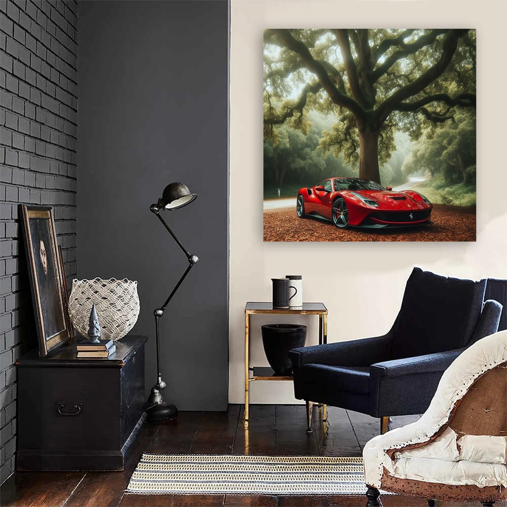Ferrari Roma in Forest - Elegance Meets Performance
