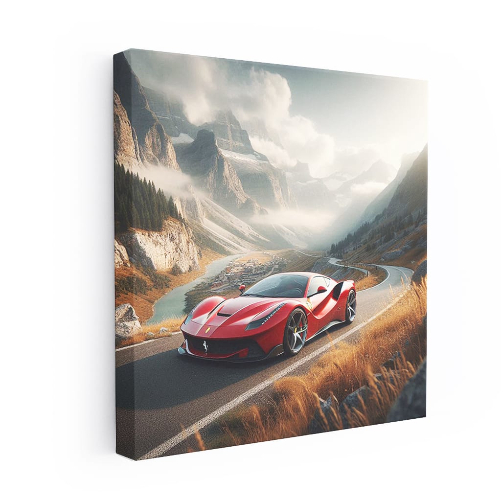 Ferrari SF90 Stradale in Mountains - Power and Elegance