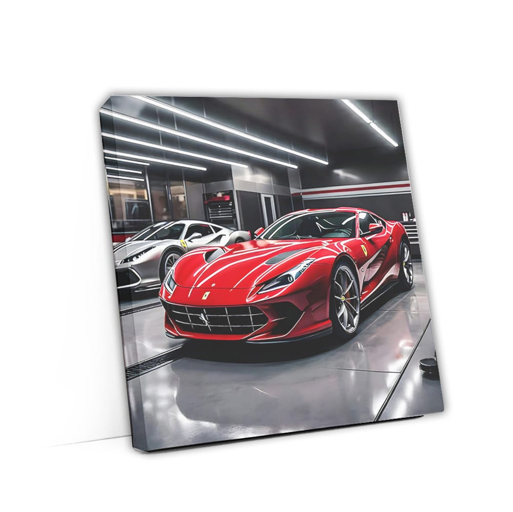 Ferrari 812 Superfast in Red: Bold Icon in Garage