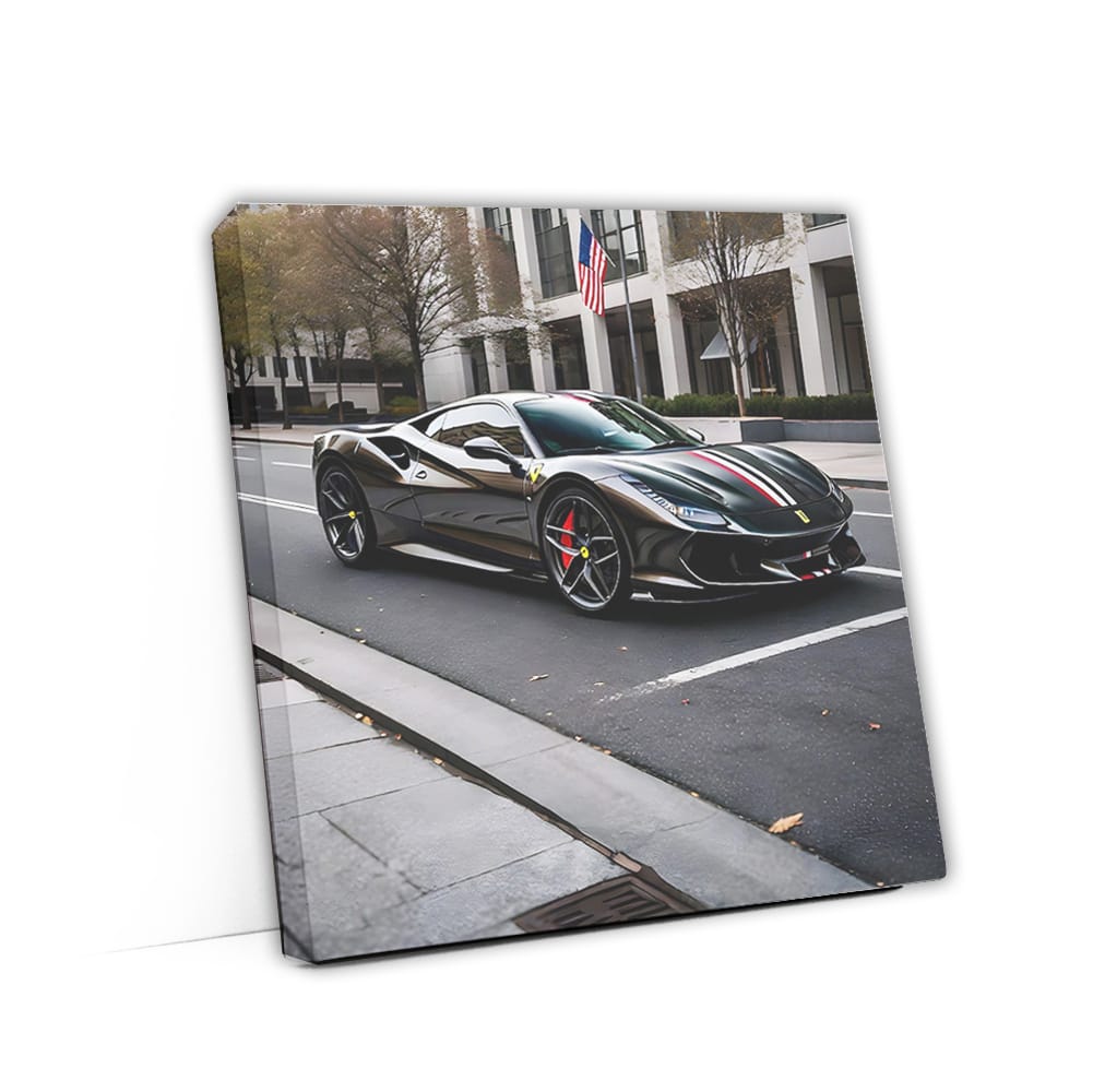Black Ferrari F8 Tributo in Washington D.C.: Power and Elegance