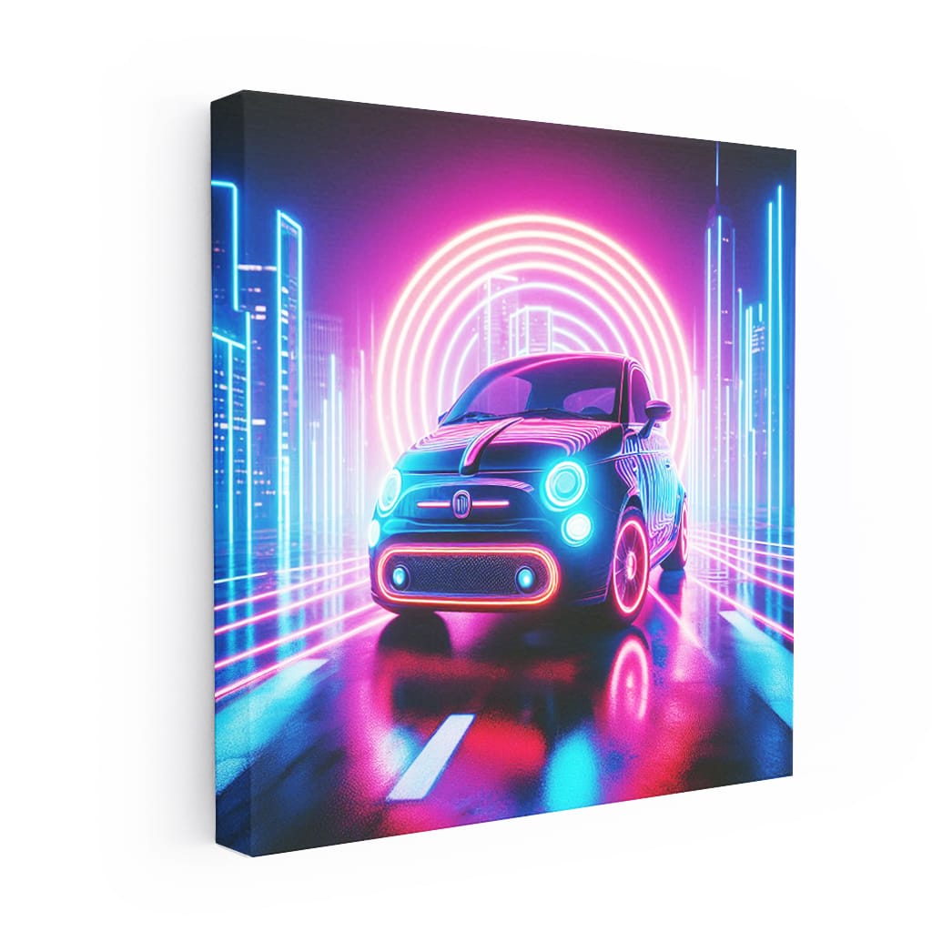 Neon Fiat - Compact and Efficient Urban Ride