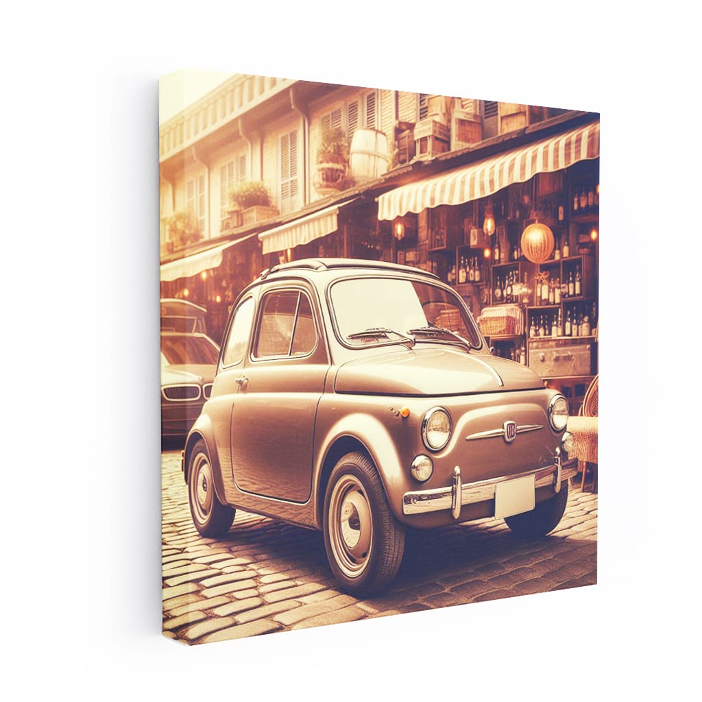 Retro Fiat Classic Parking: Timeless Style and Charm
