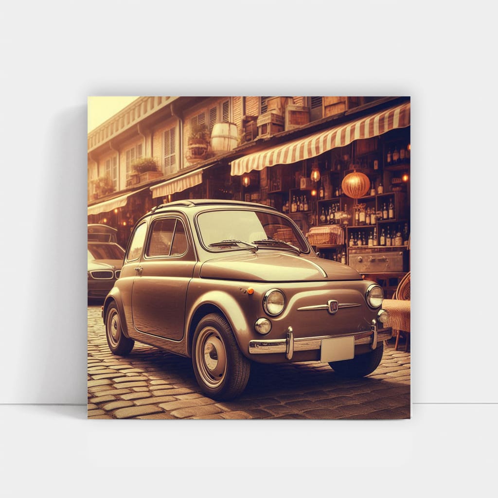 Retro Fiat Classic Parking: Timeless Style and Charm