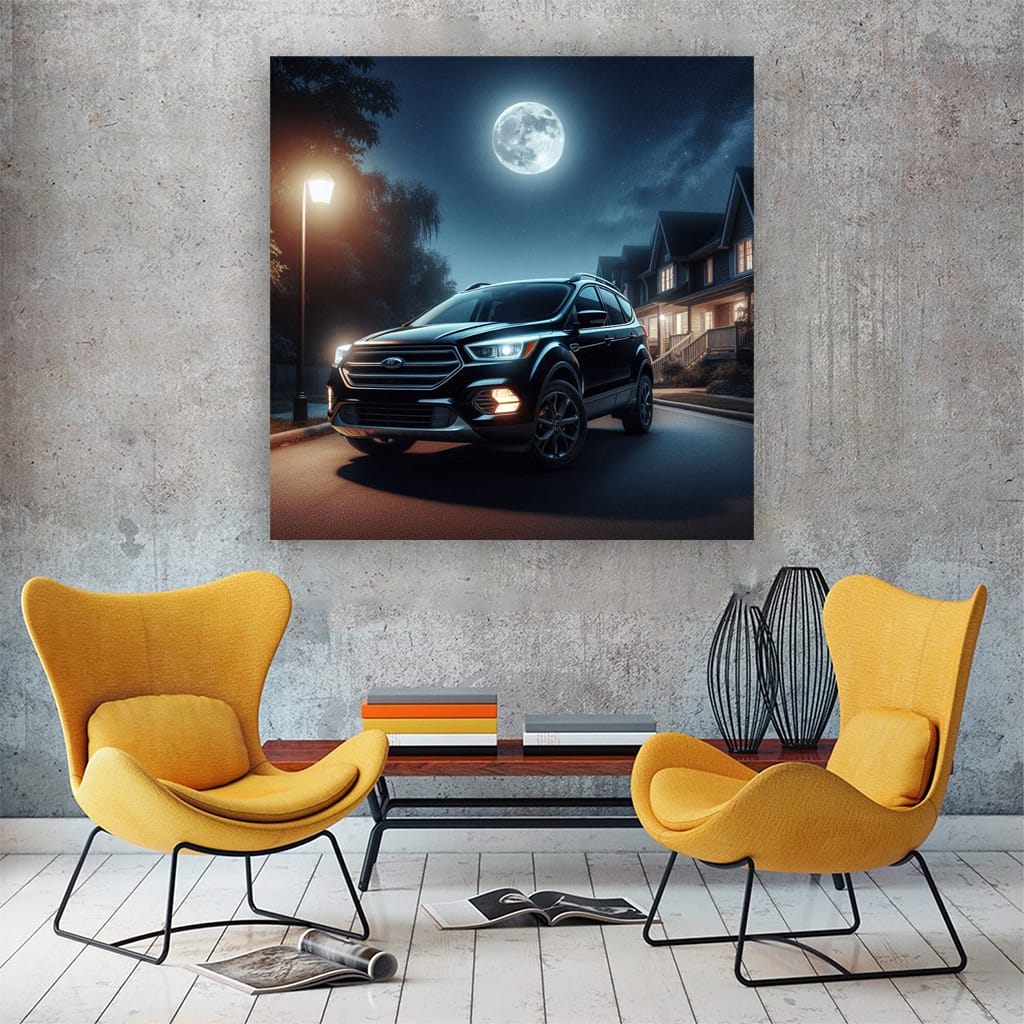 Ford Escape SUV Night Adventure - Sleek and Stylish Ride